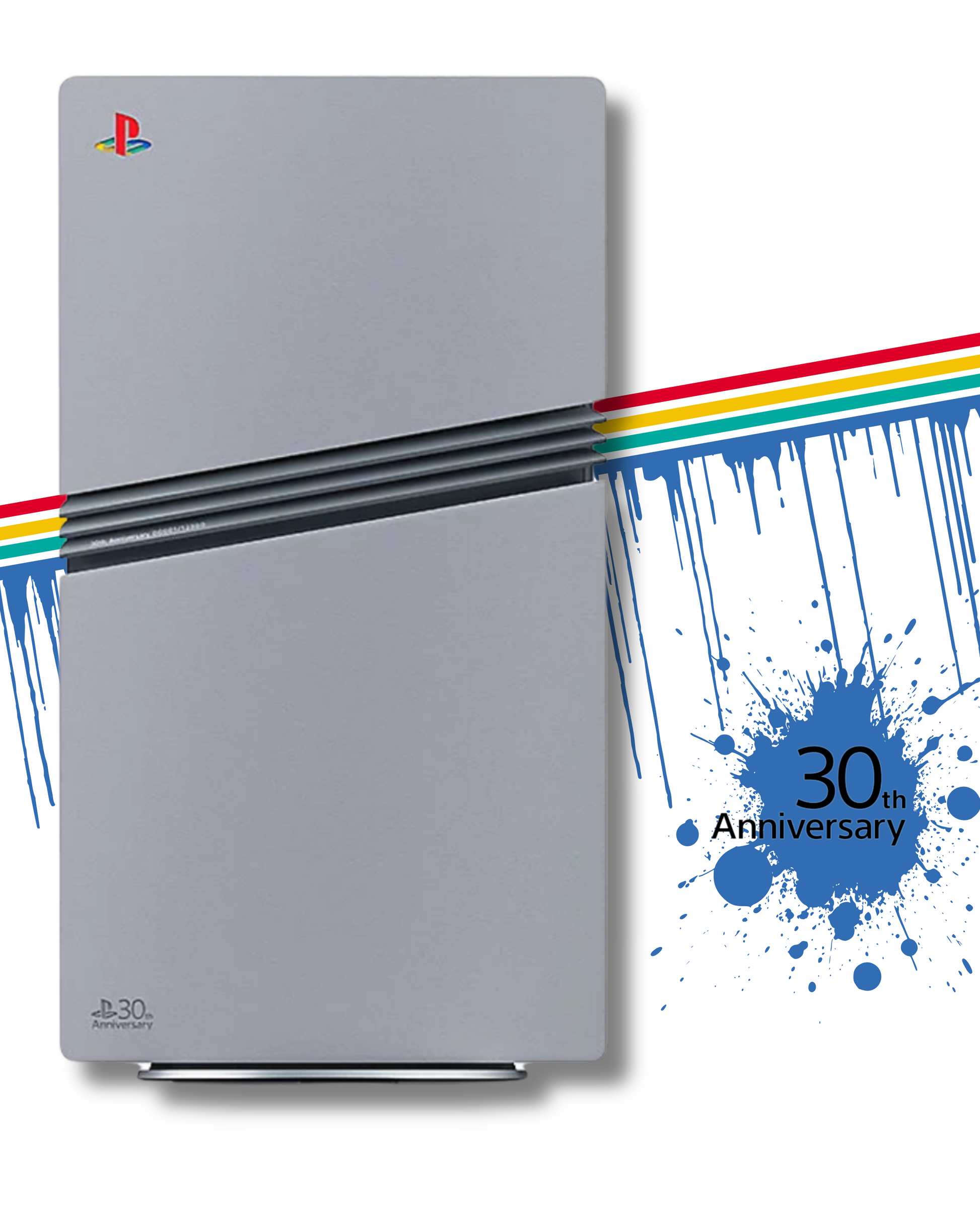 Support Vertical PS5™ 30e Anniversaire – Base Slim Refroidissante et Robuste pour PlayStation 5 | Compatible PS5™ Slim, Pro, Digital & Disc