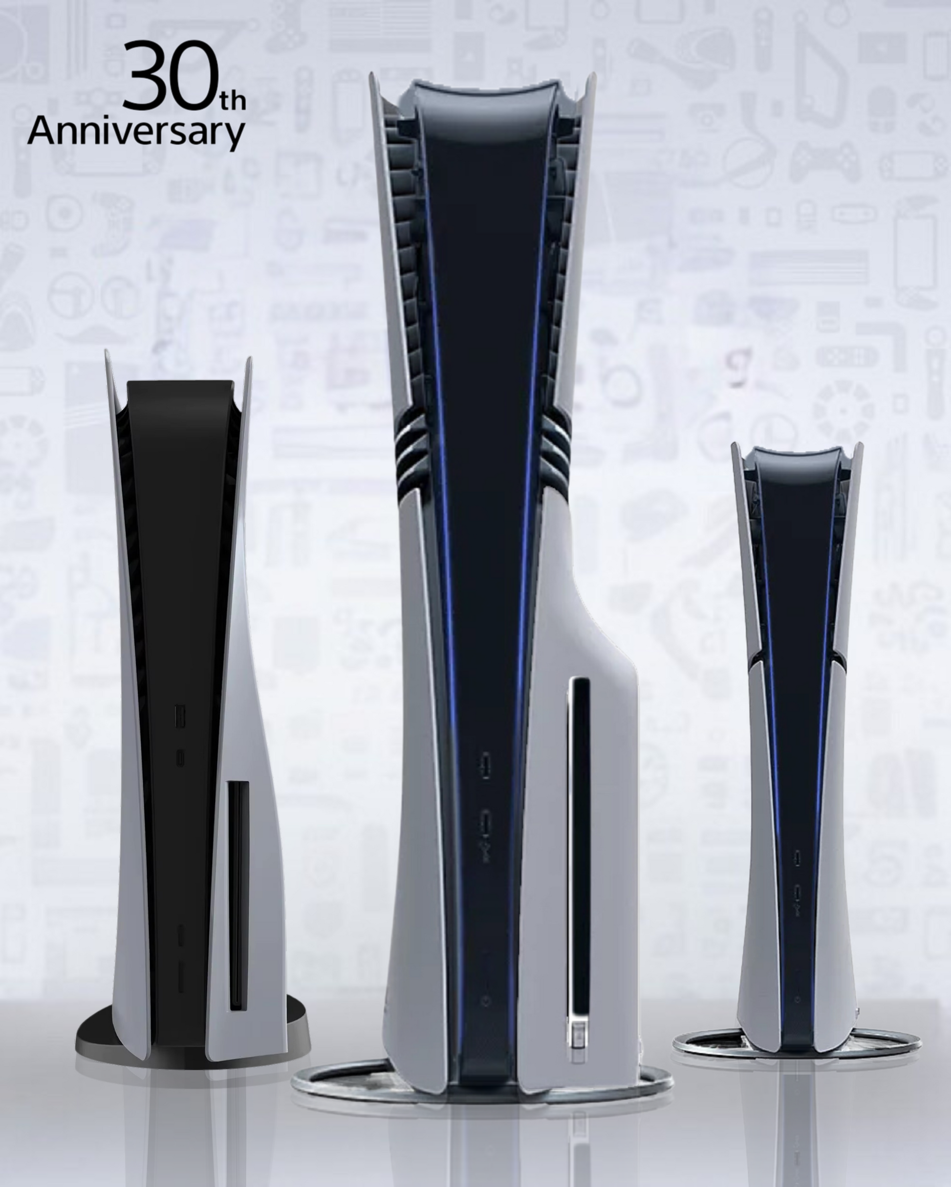 PS5 30e Anniversaire Faceplate - Coque 30Th anniversary pour PS5 Standard & Slim